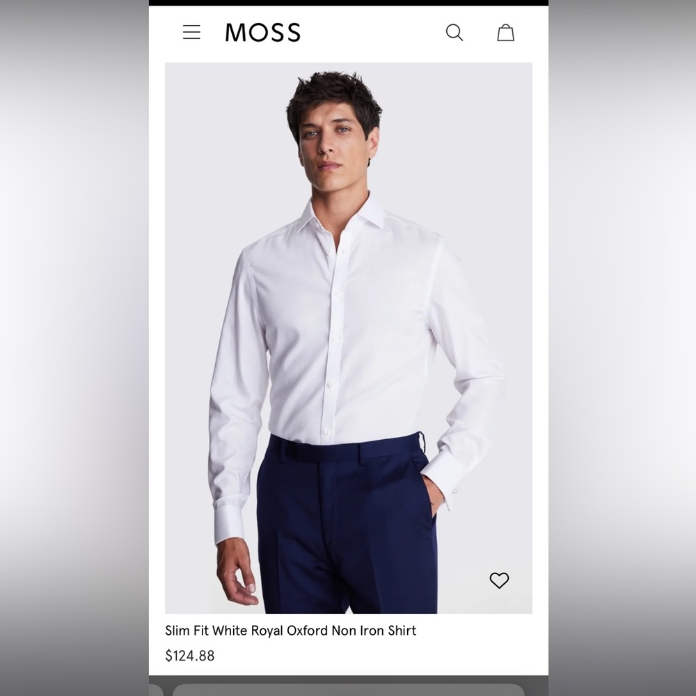 White Non-Iron Dress Shirt